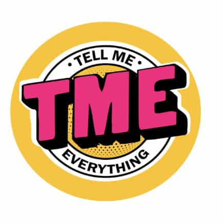 Tell Me Everything Podcast logo with bold TME lettering in a circular design representing freight fraud education and industry insights.